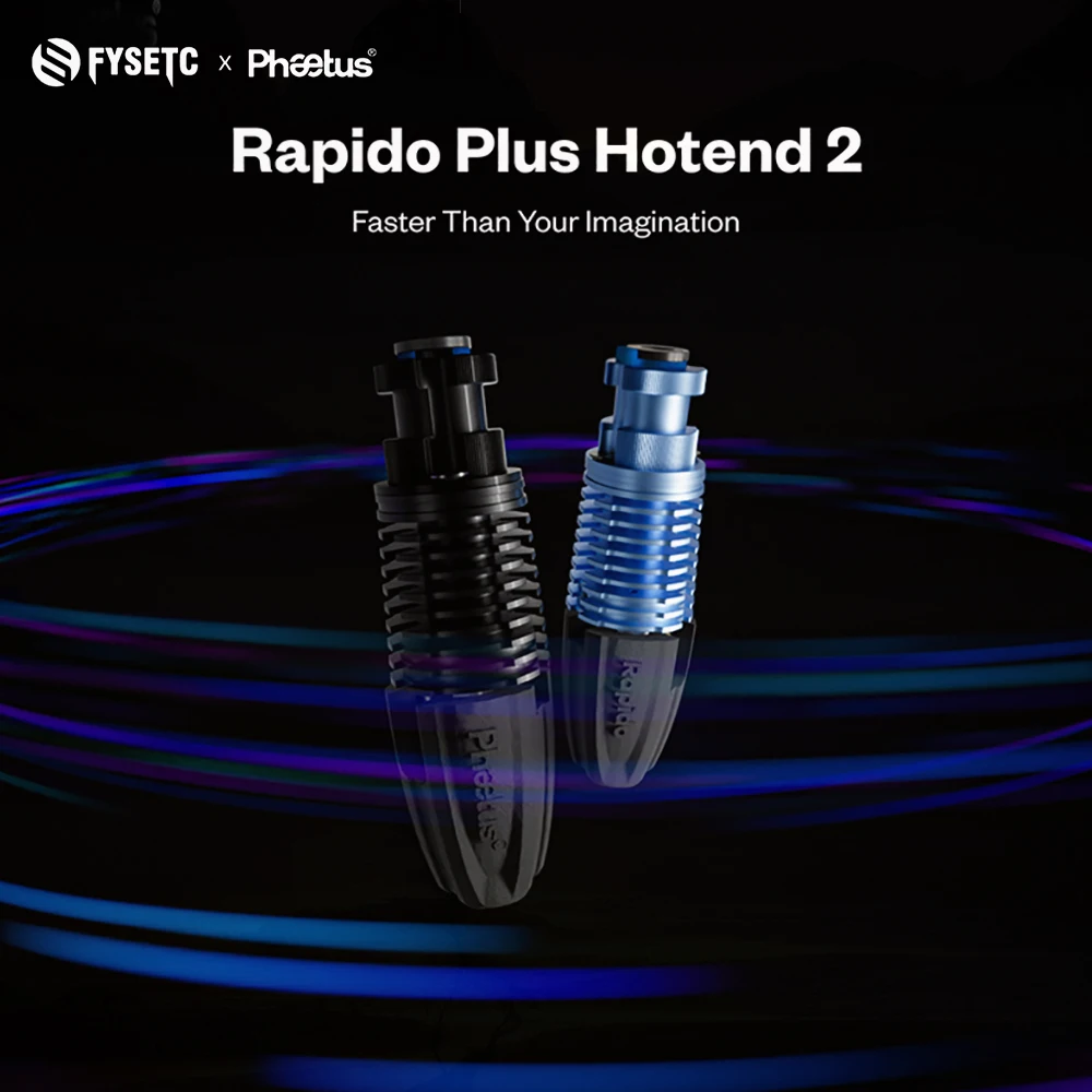FYSETC Phaetus Rapido Hotend 2.0 HF/UHF Support Fast Printing and Fast Heating For Voron Vzbot 3d Printers