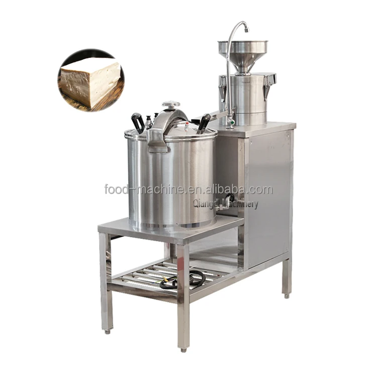 كامل الفولاذ المقاوم للصدأ التجارية الغاز التدفئة مطحنة فول الصويا حليب الصويا ماكينة صنع #5