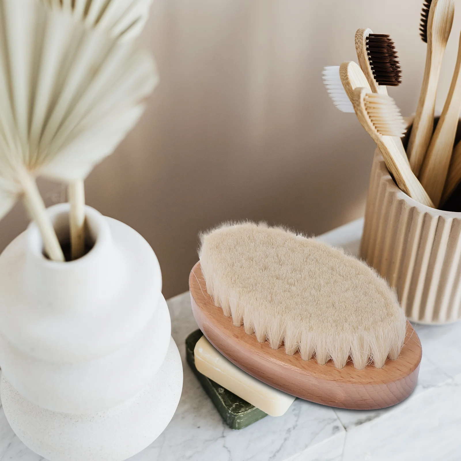 2 Pcs Bath Brush Cleaning Skin Blow Hair Salon Supplies Barber Hairbrushes Baby
