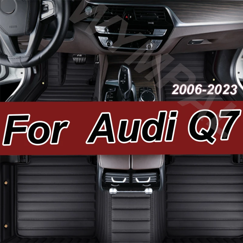 

Роскошные 3 шт. автомобильные коврики с полным покрытием для Audi Q7 7 сидений 2006-2015 2016-2019 2020-2023 Q7 E-tron автомобильные аксессуары