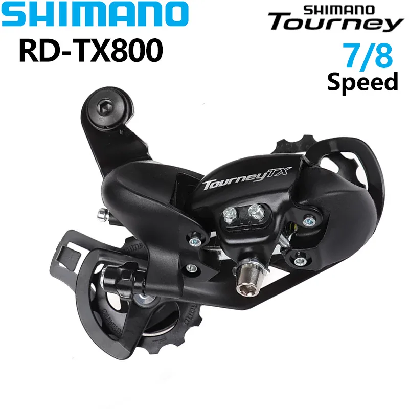 Câmbio Traseiro SHIMANO TOURNEY RD-TX800 7/8 Velocidades para Bicicleta MTB 7S 8 Velocidades Acessórios para Bicicleta SIS