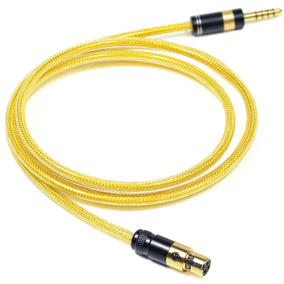 AKG C200 3.5mmミニプラグ-XLR3ピンケーブル 2m GUCraftsman 3ピン ミニXLR 6N OFCメタルシールド層ヘッドホンケーブル