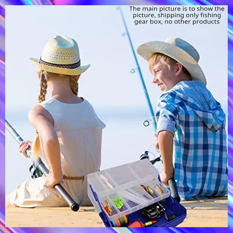 

Quality Fishing Storage Box Hook Tackle Tool Container With Handle Waterproof Equipment Box