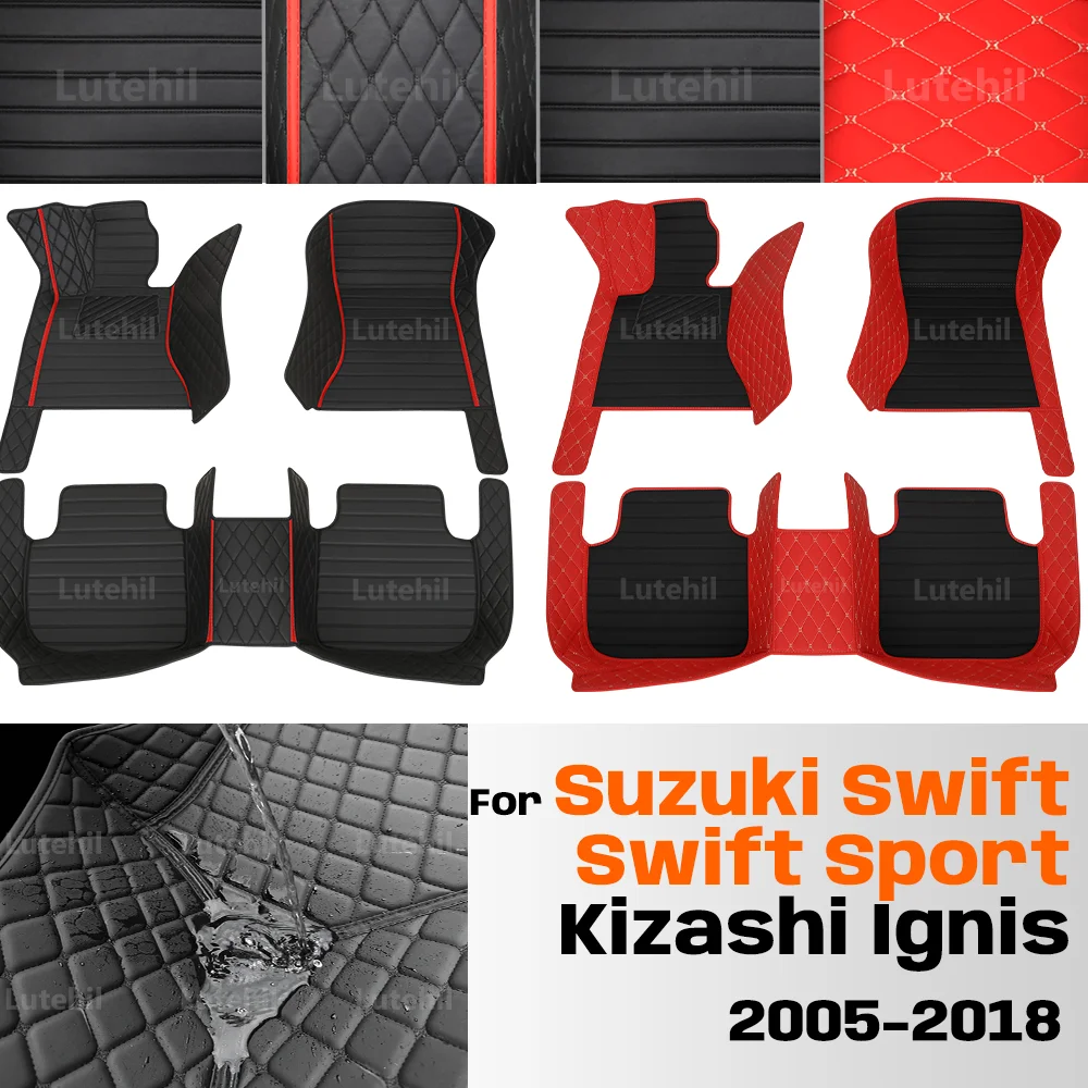 

For Suzuki Swift /Swift Sport Kizashi Ignis 2005-2018 Custom Car Floor Mat Automobile Interior Accessories