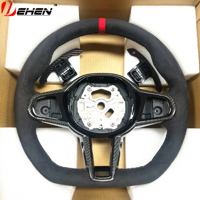 Carbon Fiber Steering Wheel For BMW 1 2 3 4 5 6 7 8 Series i3 i4 X3 X4 X5 X6 X7 XM M2 M3 M4 M5 M8 M240i G20 G80 G82 G42 G29 F90