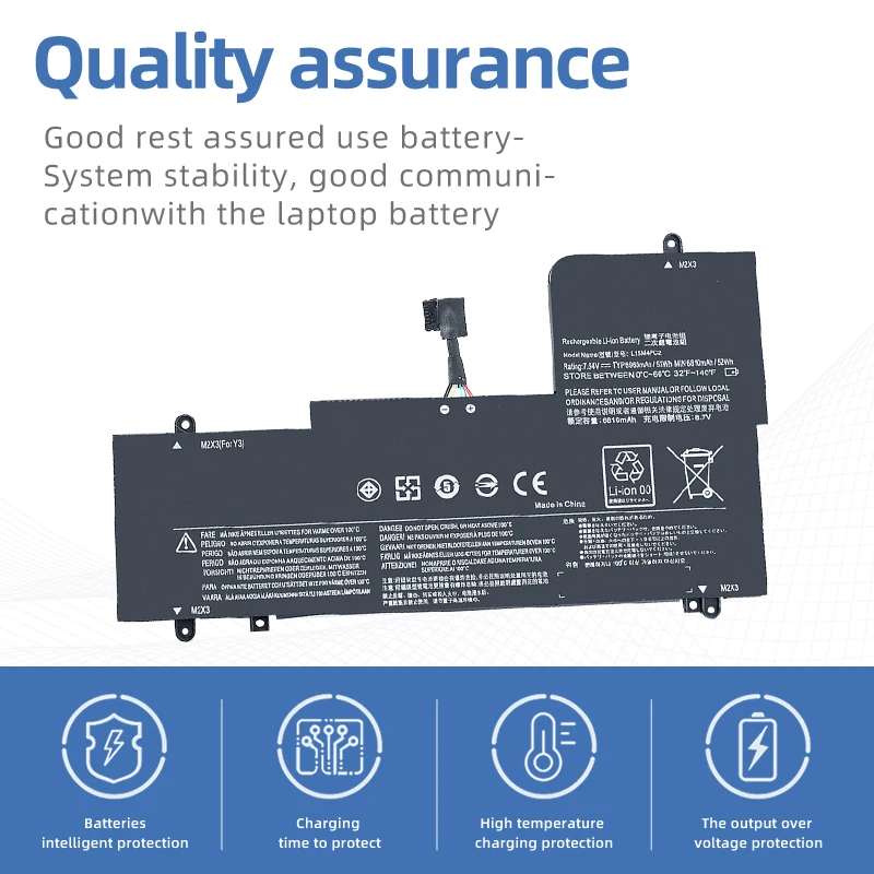 SUOZHAN L15M4PC2 Laptop Battery For Lenovo ThinkPad Yoga 710-14IKB 710-14ISK 710-15IKB 710-15ISK 710-14ISK-IFI 710-14ISK-ISE