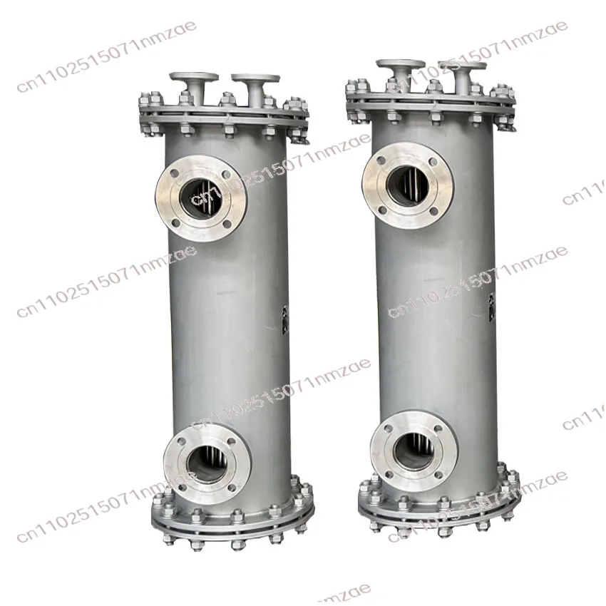 Stainless steel steam pipe shell heater food heat exchanger processing double tube plate tube condenser