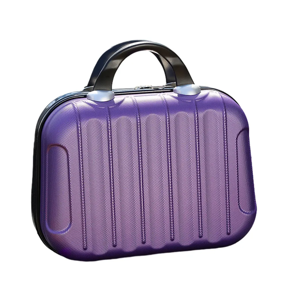 Makeup Organizer Toiletry Box Cosmetic Case Bag Festival Gift Purple