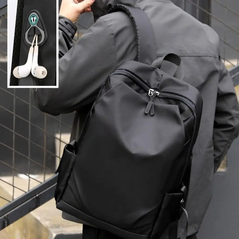 USB 포트가 있는 16인치 남성 여행 배낭 대용량 컴퓨터 가방 다기능 방수 학생 책가방 비즈니스