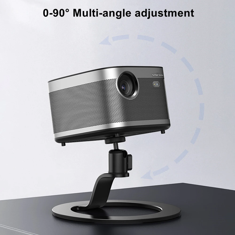 سطح المكتب العارض حامل حامل معدني متعدد زاوية قابل للتعديل العارض قوس ل XGIMI h2 / XGIMI H3 / XGIMI هالو العارض