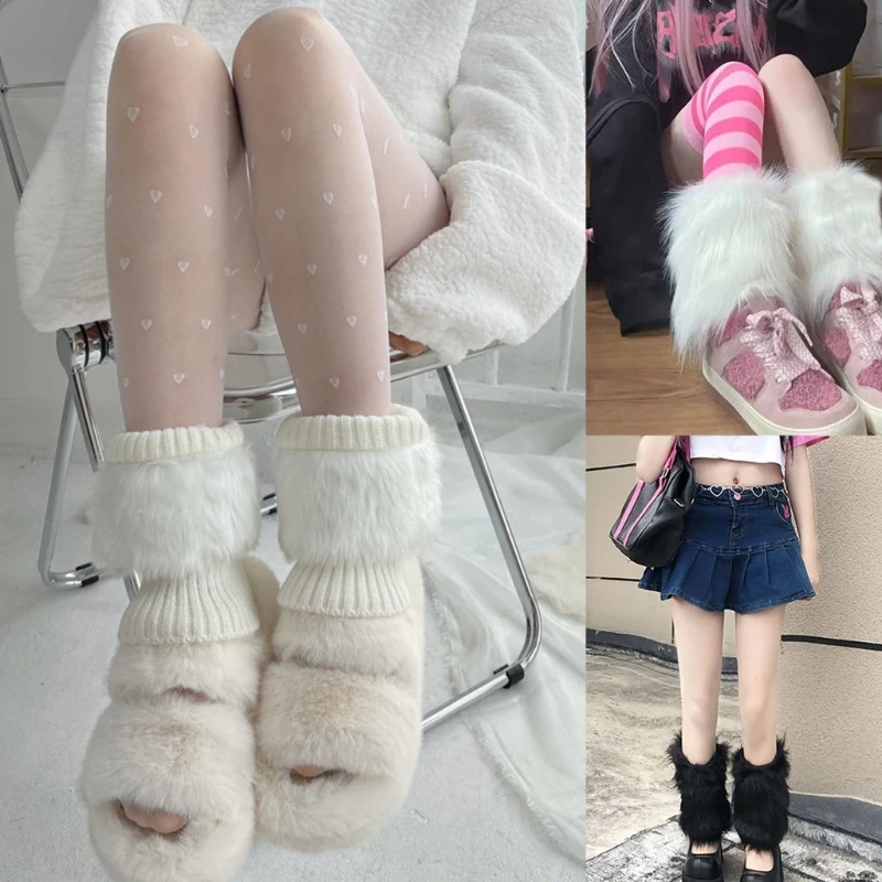 Women's Foot Cover Leg Socks Winter Knee High Crochet Leg Warmers Ankle Warmers Drop Shipping