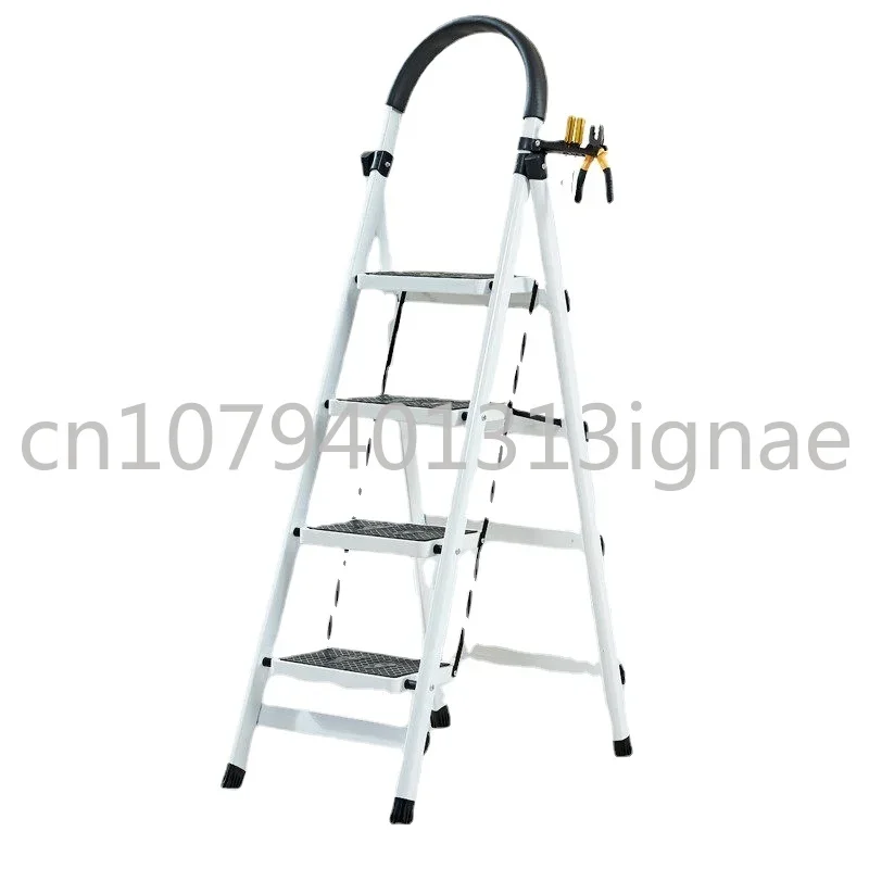 Shrink Household Folding Ladder Indoor Four-Step Ladder Ladder Thickened