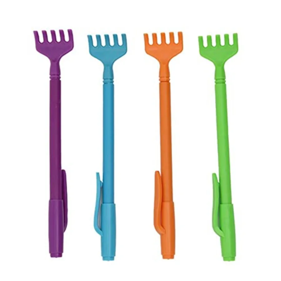 

1Pc Random Color Portable Extendable Telescopic Plastic Back Scratchers Hand Massager Back Itching Scalp Scratchers Massager, H