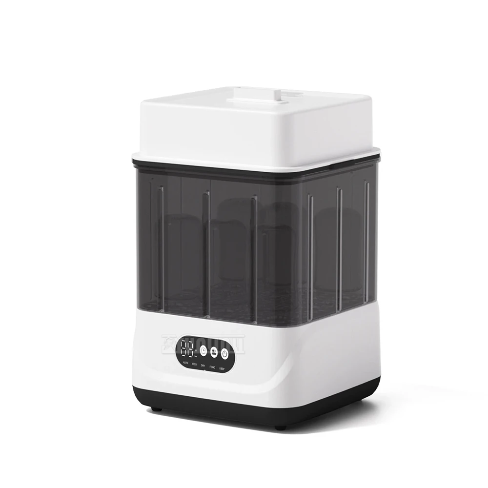 HJ-E06 자동 스팀 건조기 2-in-1 대용량 병 젖꼭지 소독 및 건조기