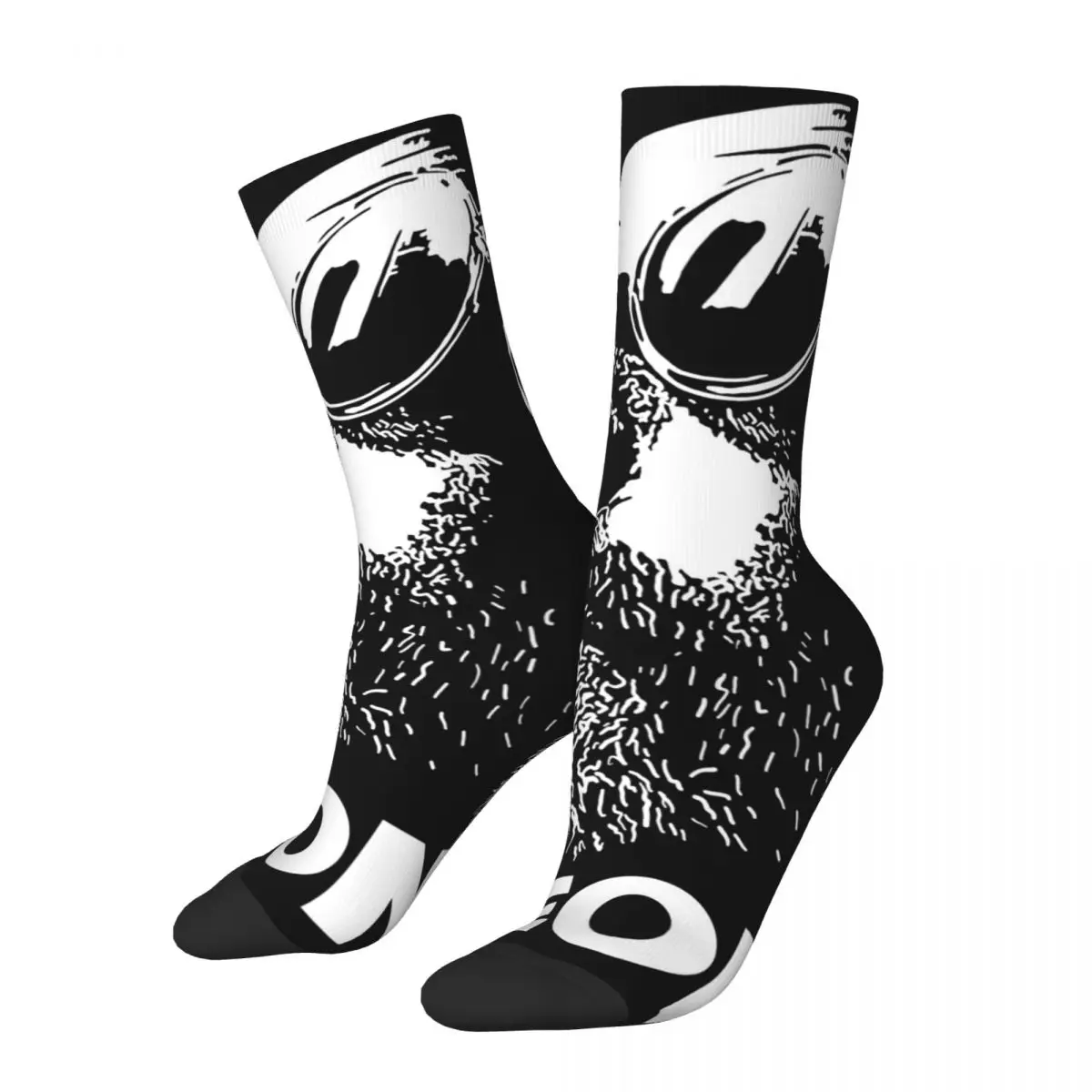 Funny Crazy Sock for Men Cool Hip Hop Vintage The Professional Leon Mathilda Norman Film Happy Quality Printed Boys Crew Sock