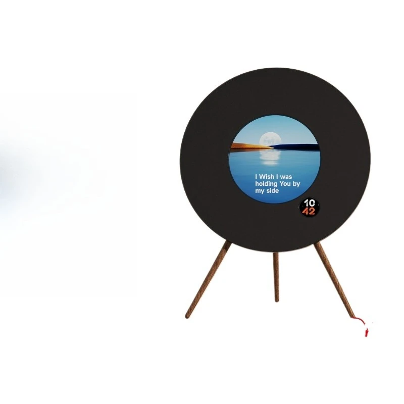 Record lyrics speaker vinyl subtitles bluetooth floor-to-ceiling stereo living room atmosphere birthday gift
