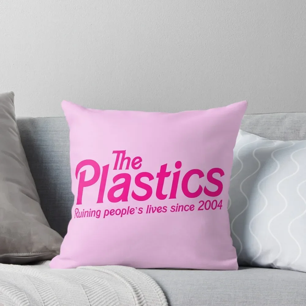 The Plastics Mean Girls Ruining People’s Lives Since 2004 Throw Pillow Cushion Cover Set Pillow Cases Pillow