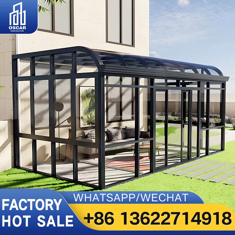 Customized Multifunctional Aluminum Sunroom for Outdoor Entertainment in Europe