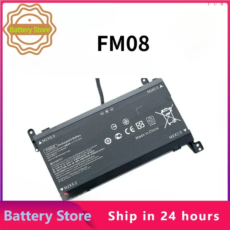 FM08 12 Pin Connector Laptop Battery Replacement for H-P Omen 17-AN014NG TPN-Q195 Series Notebook 922976-855 Laptop Batt