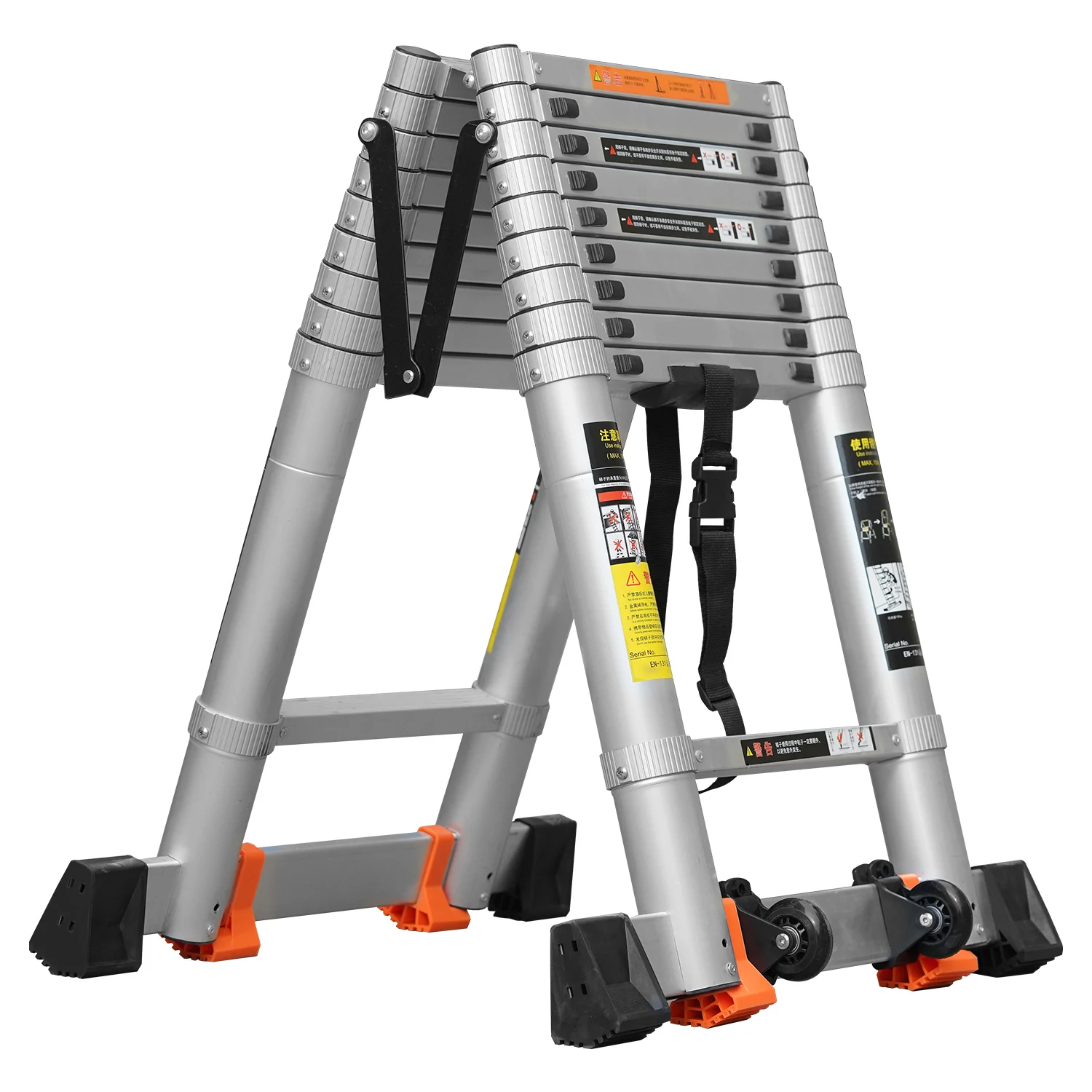 

The Telescopic Ladder Is a Double-sided Step Ladder Family Telescopic Ladder