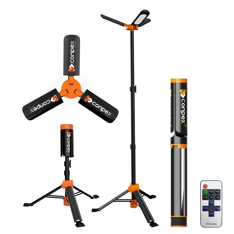 Multi-Functional Portable LED Lamp For Outdoor Camping Cross-Border Applicable Foldable Design Tent Camping Style Supplies