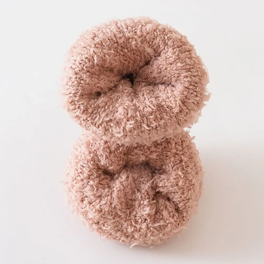 جديد المرجان الصوف الطفل الجوارب أحذية دافئة لينة حذاء طفل صغير المضادة للانزلاق الوليد الطابق الجوارب الشتاء #5