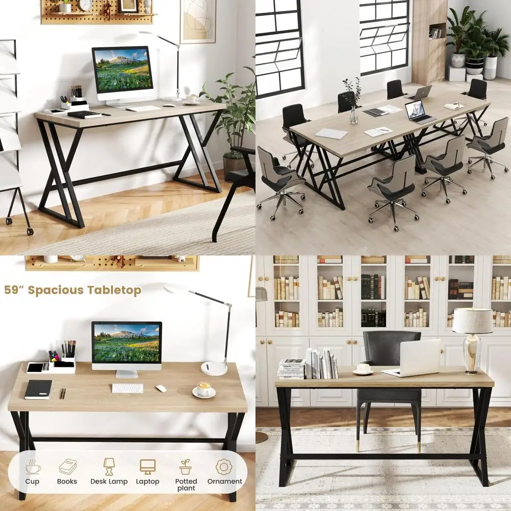 

Большой конференц-стол из серого дуба с ножками-зигзагами, вместимость 8-10 человек, диаметр 48 дюймов, ширина 118 дюймов