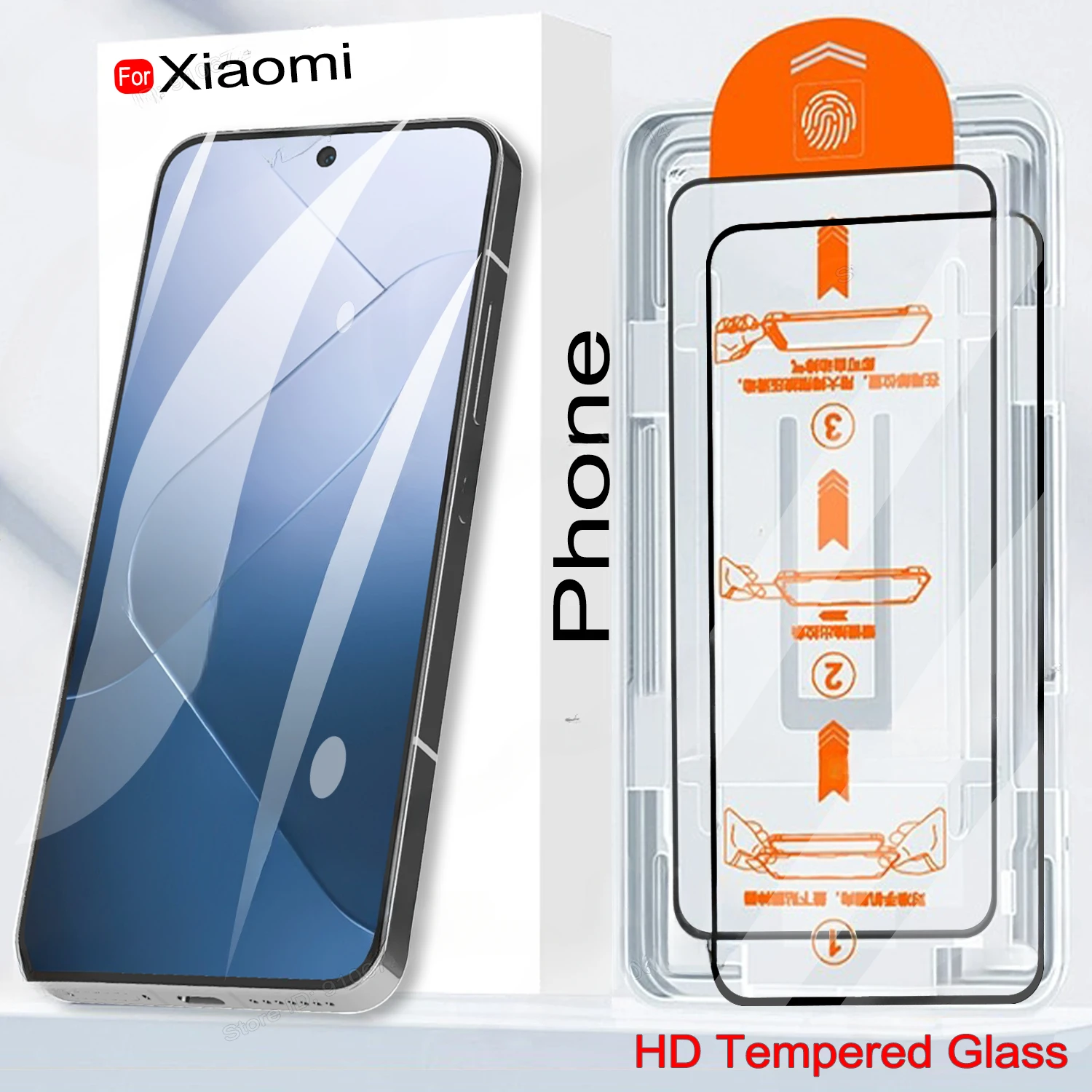 For Xiaomi 14 13T 12 11 10 9T Oleophobic Coating Tempered Glass With Dust Free Installation Box For Xiaomi 9 10 11 1213 14 T Pro