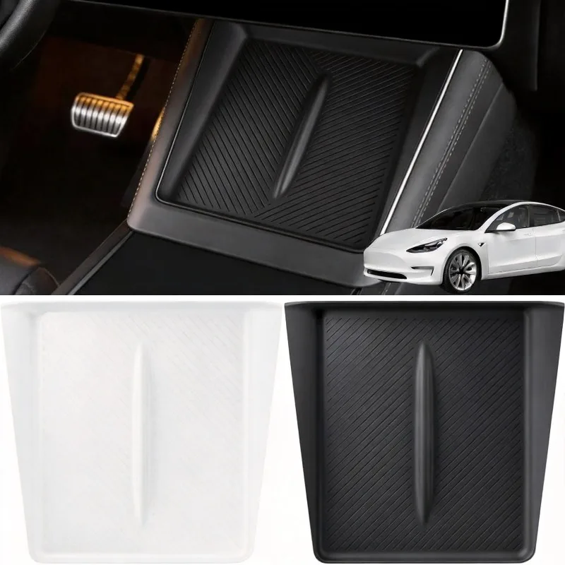 For Tesla Model Y/YL Launch Juniper 2025 Model 3 Highland 2024-2026 Car Anti Dirt Pad Mobile Wireless Charging Anti-Slip Mats