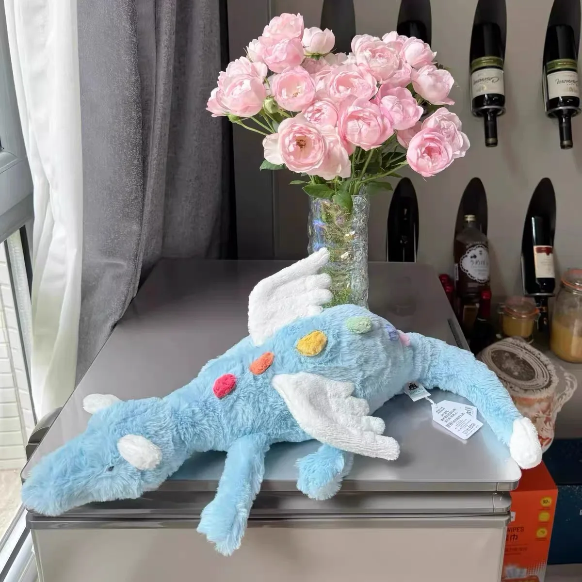 10/50/66cm Creative Full Size Plush Sky Flying Rainbow Dragon Toy Soft Stuffed Animal Pillow Fun Lazy Snow Dragon Kids Gift
