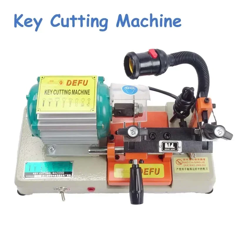 Key Cutting Machine with Guide Pin Horizontal Key Machine for Copy Car Key Door Keys Duplicating Machine Cutter