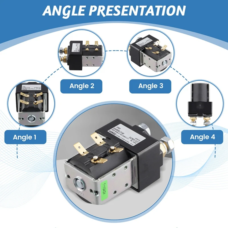 80V/125A DC Contactor For Albright Contactor SW80B-2149 Replace SW80B-62 Mechanical Equipment Solenoid Valve