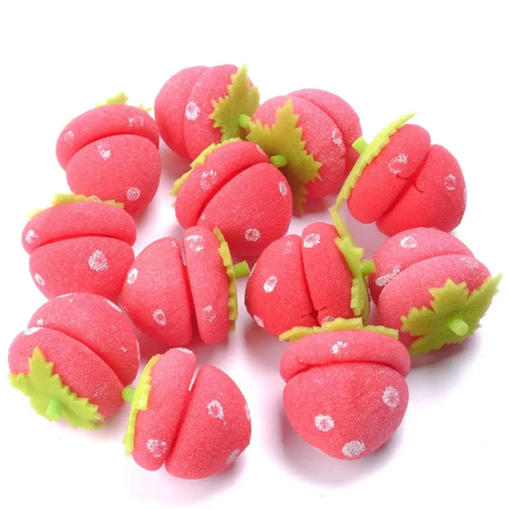 6PCS DIY Sponge Rollers Curlers Bouncy Curling Hair Long Hairs Hair Curler Balls Hair Styling Tools Head Hair Curler