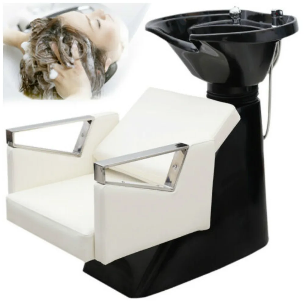 

Half-lying shampoo bed Barber shop flush bed Sitting shampoo