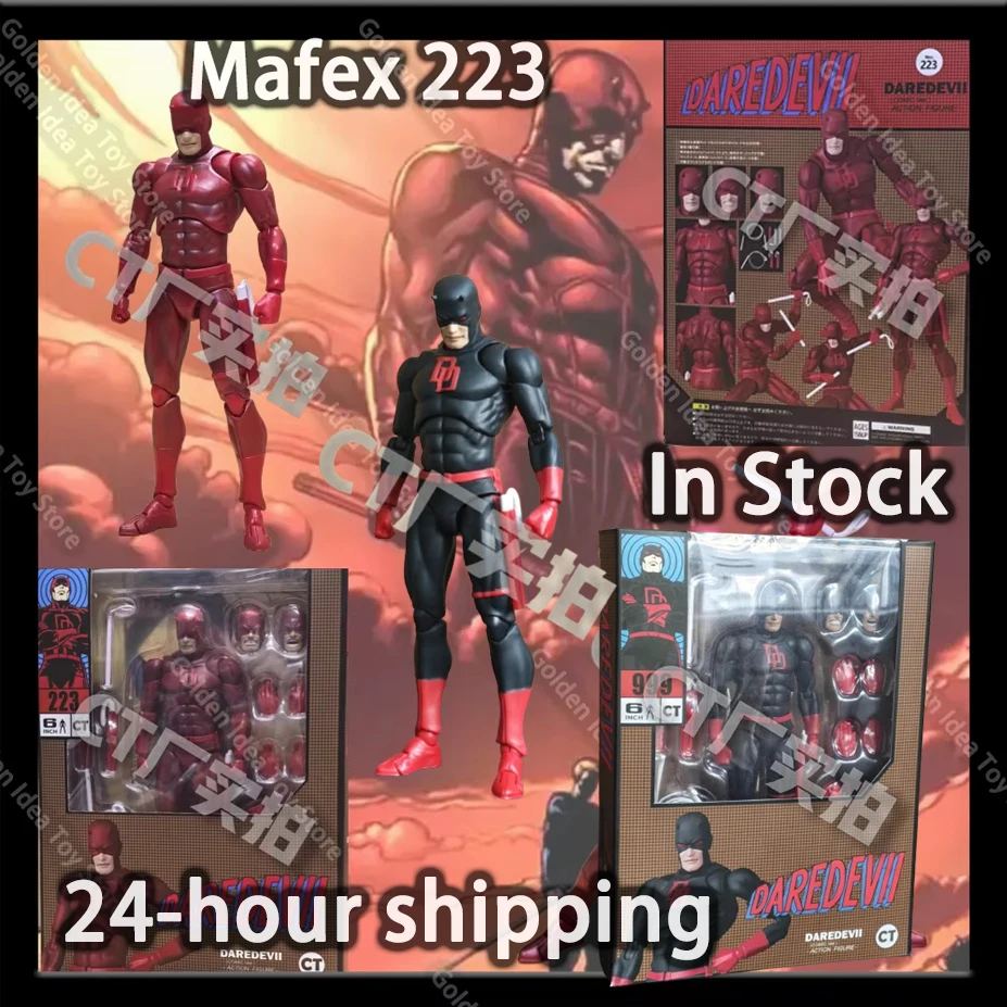In Stock Ct Toys Daredevil Figure Mafex 223 Comic Version SHF