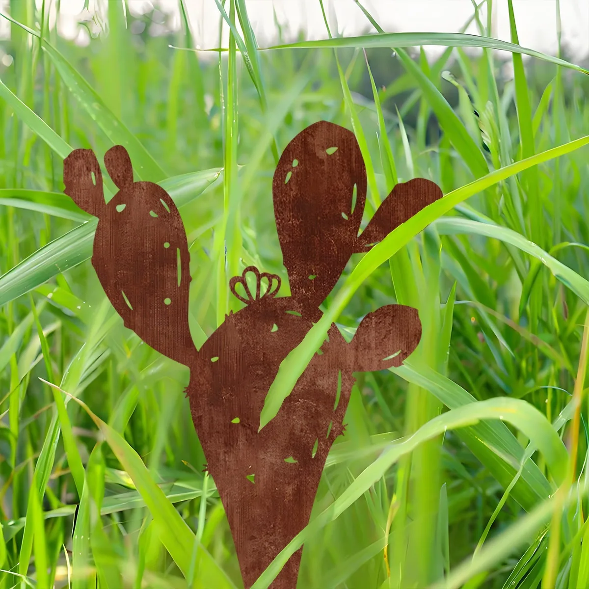 Butterfly Fairy Garden Stake Metal Yard Decorative Art Outdoor Lawn Ornament Iron Silhouette Patio Landscaping Sculptures Decor
