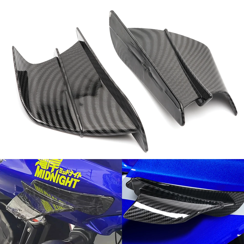 For Triumph Trident 660 Daytona 955I 600 675 675R TT600 Roadster Tiger 800 900 Fairing Side Winglet Deflector Wing Kit Spoile