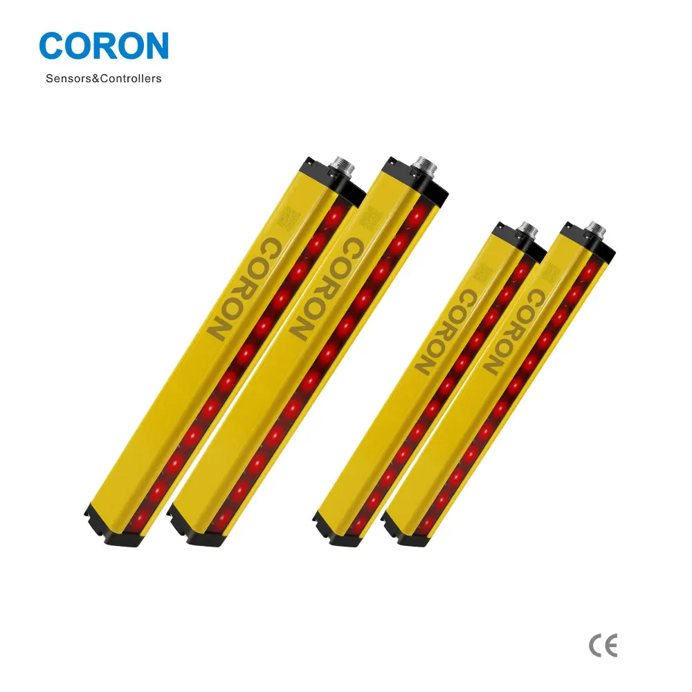 Safety Light Curtain GA Barriers Type 4 Compliance  Factory Price Infrared Barrier for Machine Optical Axis Spacing 20mm  Sensor