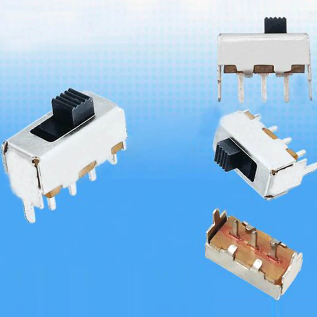 10pcs SS-12F44 Slide Switch 5 Pins 2 Positions Mounting Electronic Button Mini On-off Key Wholesale Price
