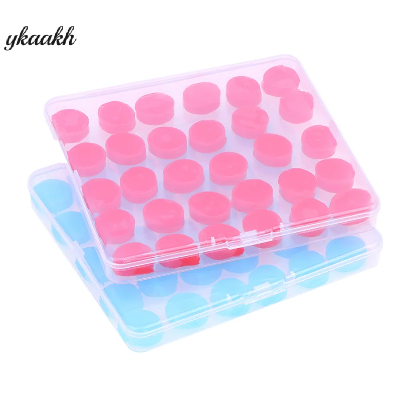 

30PCS Silicone Ear Plugs Noise Reduction Sleep Anti Canceling Sound Insulation Earplug Protection Sleeping Reusable Ear Plugs
