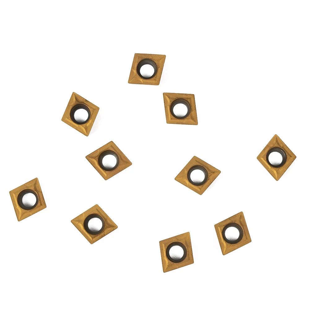 US735 Carbide Inserts 10Pcs Blade Replacement Turning CCMT09T304 Cutting for lathe Metalworking Accessories  US735