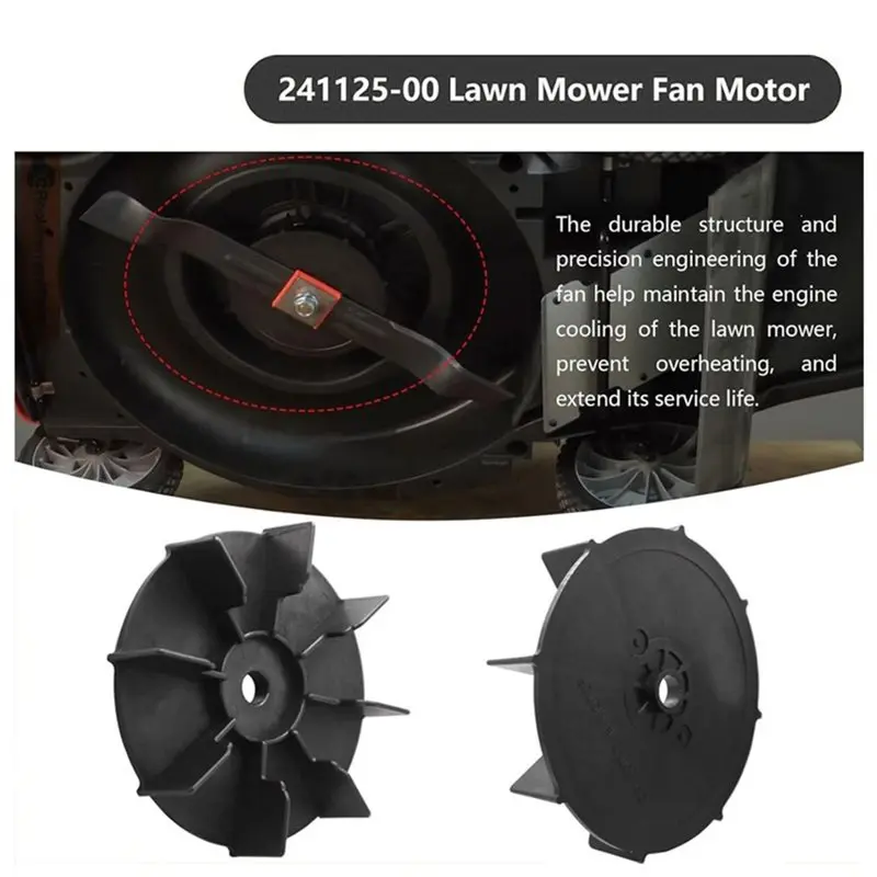 ABRU-COMBO00238 241125-00 241381-00 Lawnmower Fan Replacement Kit For Black& Decker M200 3924 LM175
