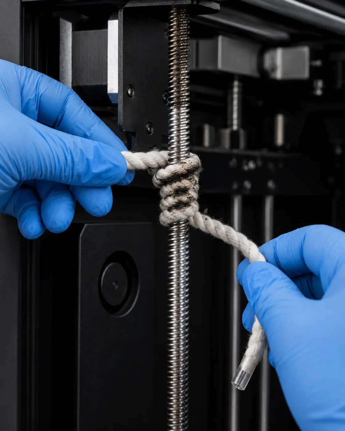 3D-Drucker Reinigungsfilament 1M Düsenreiniger-Seil Extruder-Reinigungswerkzeug zur Entfernung von Staubrückständen für FDM 3D-Druckzubehör – Detail 5