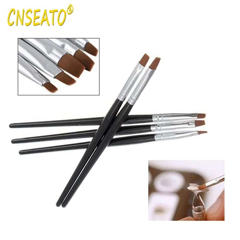 5 Pcs Dental Resin Brush Pens Resin Shaping Brushes  For Composite Cement Adhesive Porcelain Teeth Dentist Tools Dentistry Lab