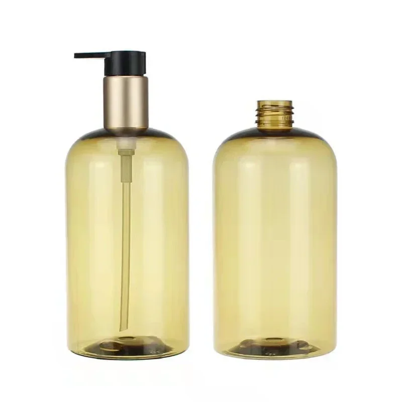2 pezzi 300/500ml bottiglie di lozione con pompa vuota shampoo riutilizzabile sapone per il corpo gel doccia balsamo per capelli bottiglie di olio pressa dispenser