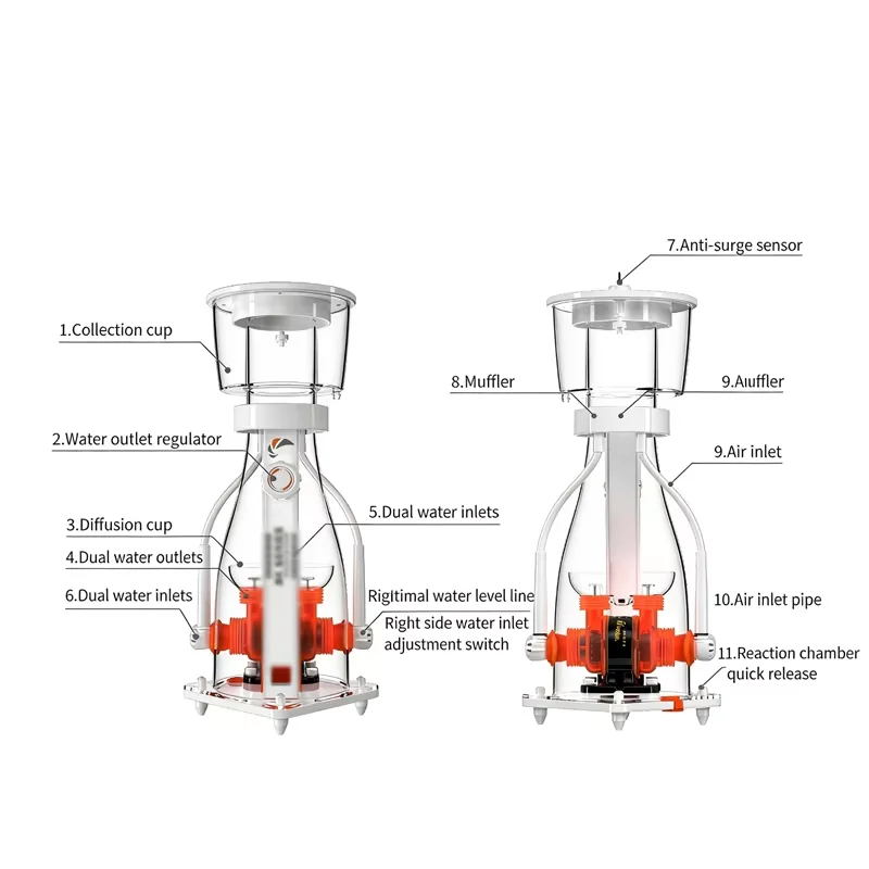DC24V DC Protein Separator Intelligent Controller Suitable for Marine Coral Reef Aquariums and Saltwater Fish Tanks