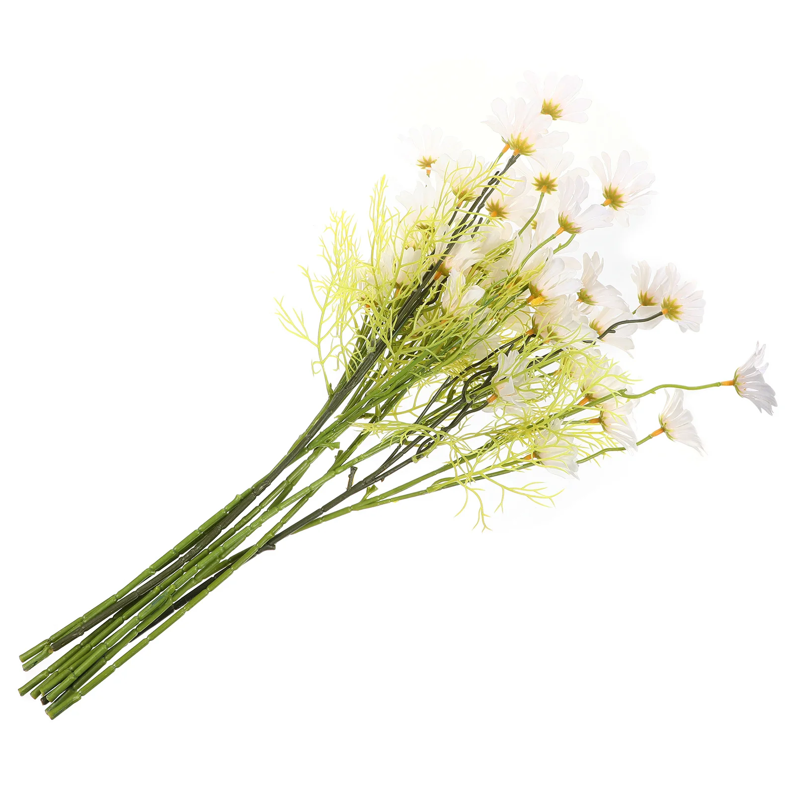 

10Pcs Realistic Daisy Bouquet Artificial Floral Arrangement Lightweight Portable Decorative Bouquet for Home Wedding Party