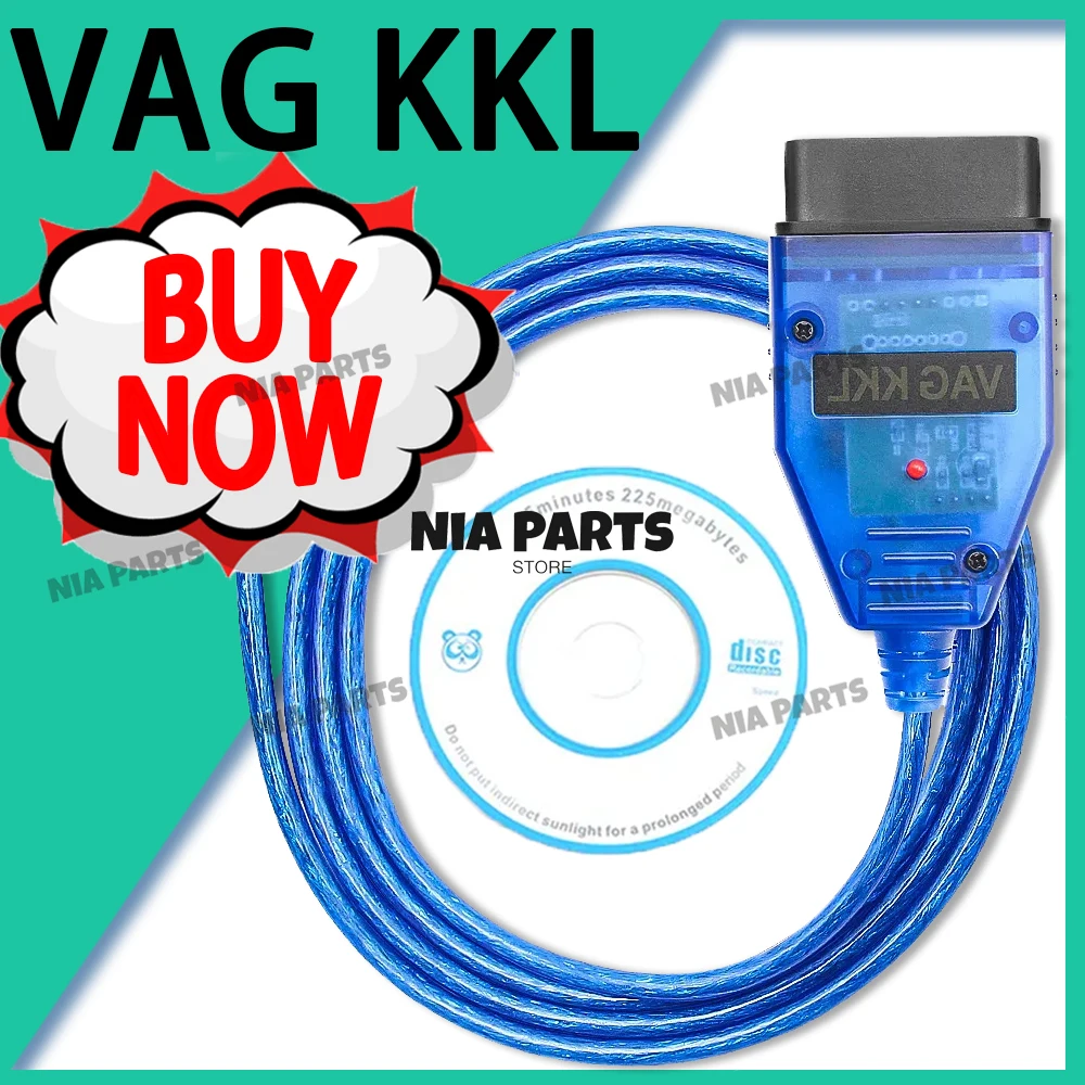 For VA-G C0M KKL 409 Scanner tool with CH340 chip VAG-KKL 409 V-AG Cable 409 COM OBD2 cables Diagnostic Tool car parts Device