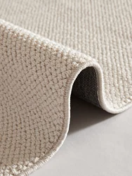 New Zealand Wool Living Room Carpet Solid Color Handmade Floor Mat Bedroom Modern Japanese Sofa Coffee Table Area Rug