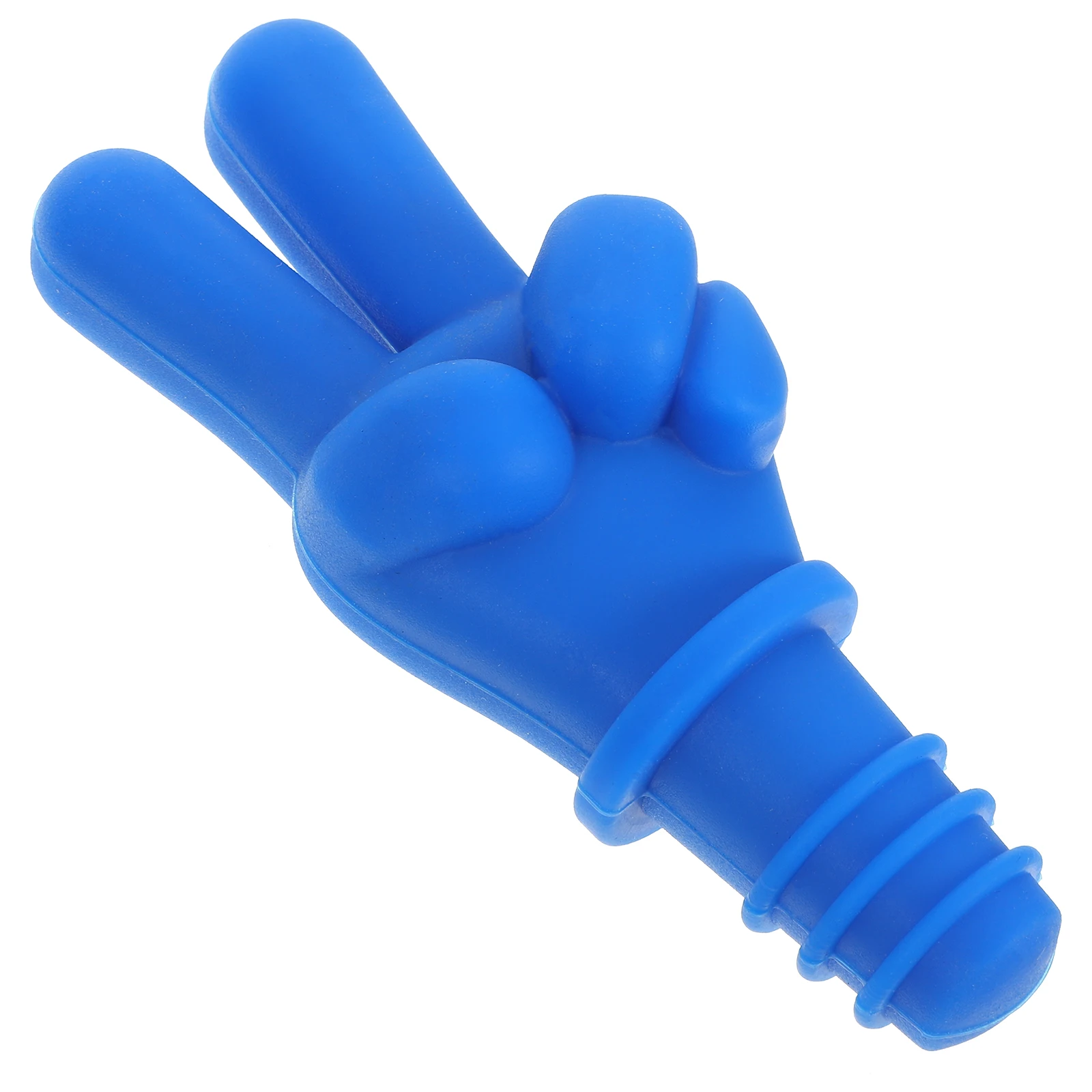 

1pcs Bottle Corks Silicone Bottle Seal Tool Stopper Sealer Corks Tool Home Bar Decor V Gesture Design